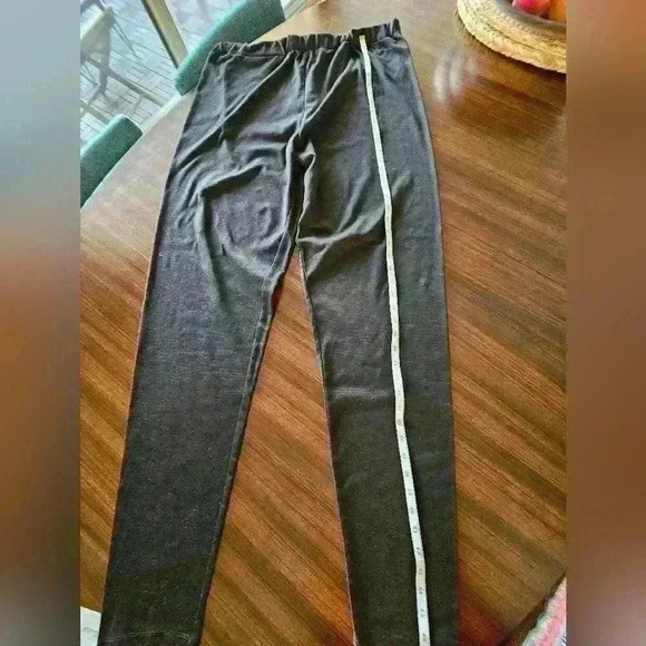 Rebdolls Black Jersey Skinny Tapered Leg Pull-on Pants Size 3X Tall GUC - Picture 6 of 7